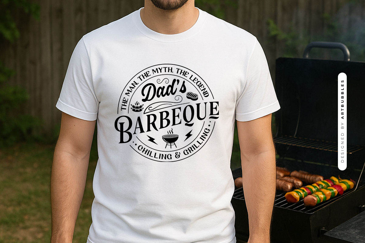 Dad's Barbecue Cut File SVG Shirt Mockup Image.jpg