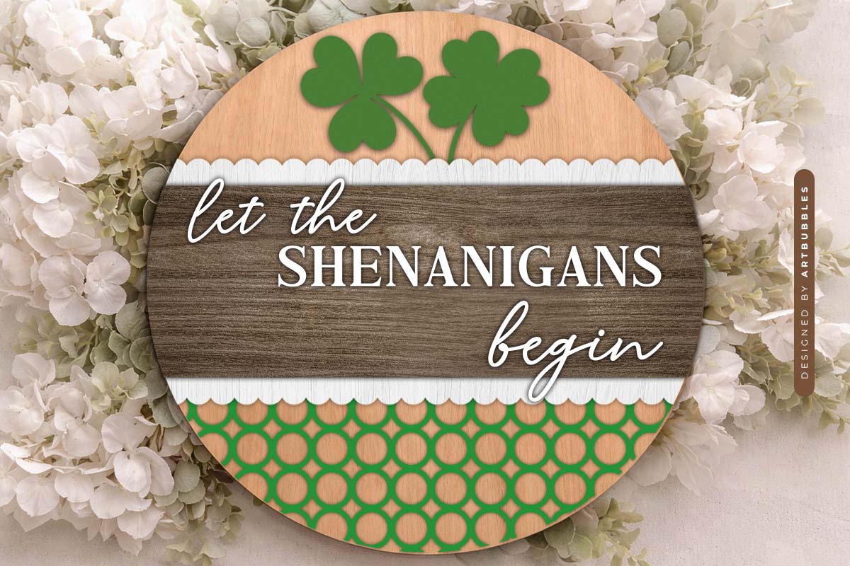 Happy St Patrick's Day Door Hanger SVG Bundle Image 3.jpg