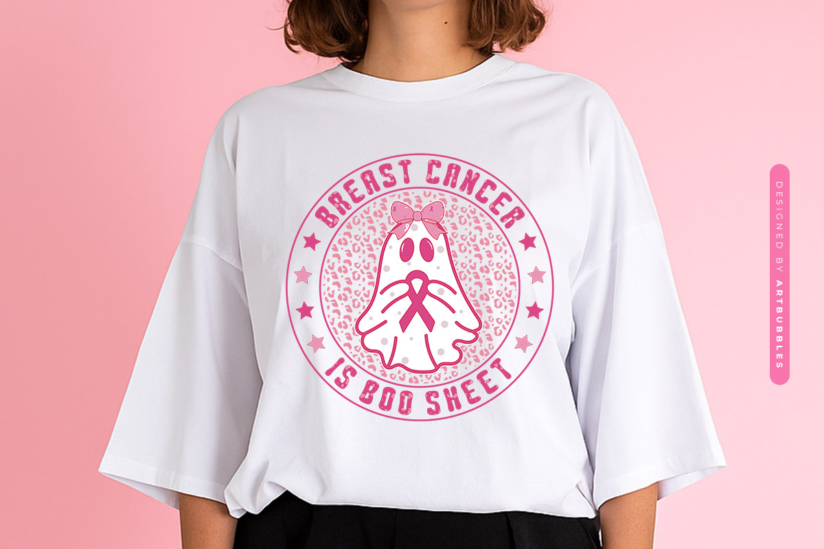 Breast Cancer is Boo Sheet Coquette Sublimation Sweatshirt Mockup Image.jpg
