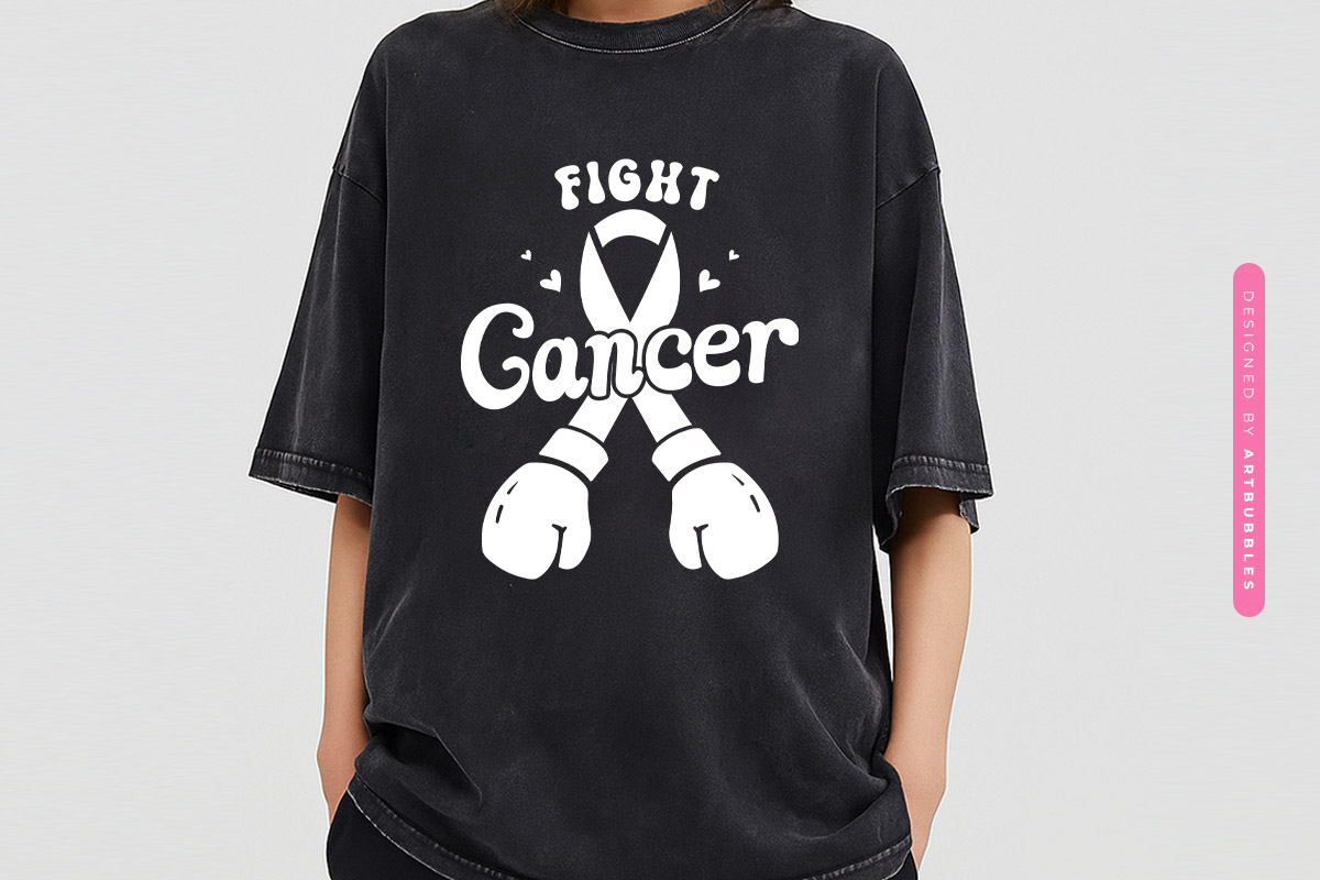 Fight Breast Cancer Retro Design SVG T-shirt Mockup Image.jpg