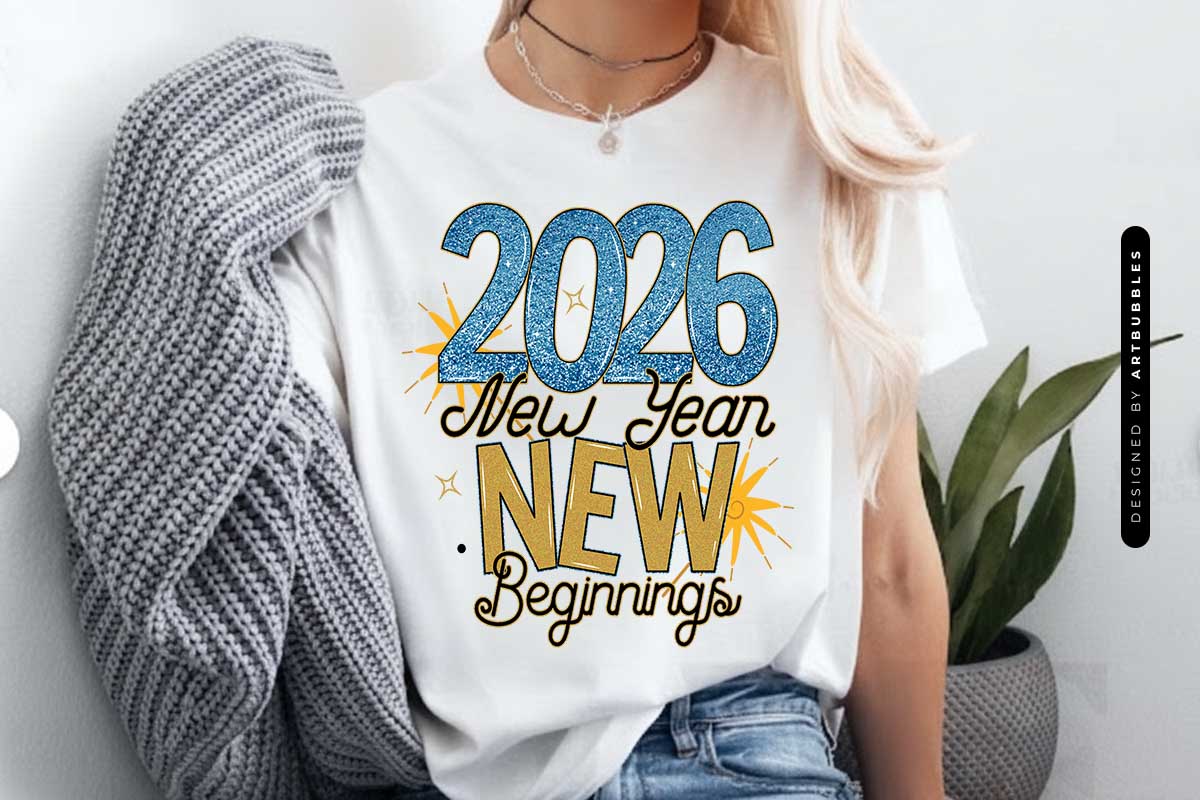 2026 New Year New Beginnings Sublimation Tshirt Mockup Image.jpg