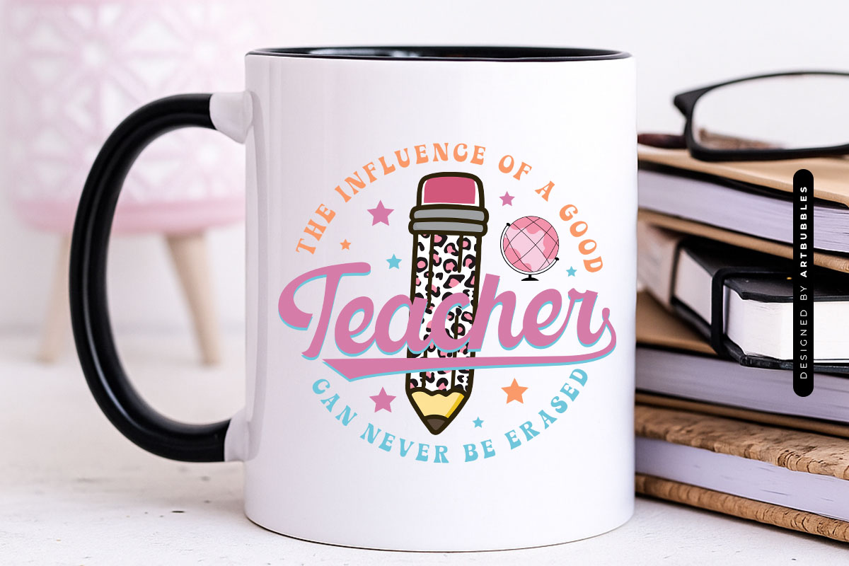 Retro Teacher PNG Sublimation Design Mug Mockup Image.jpg