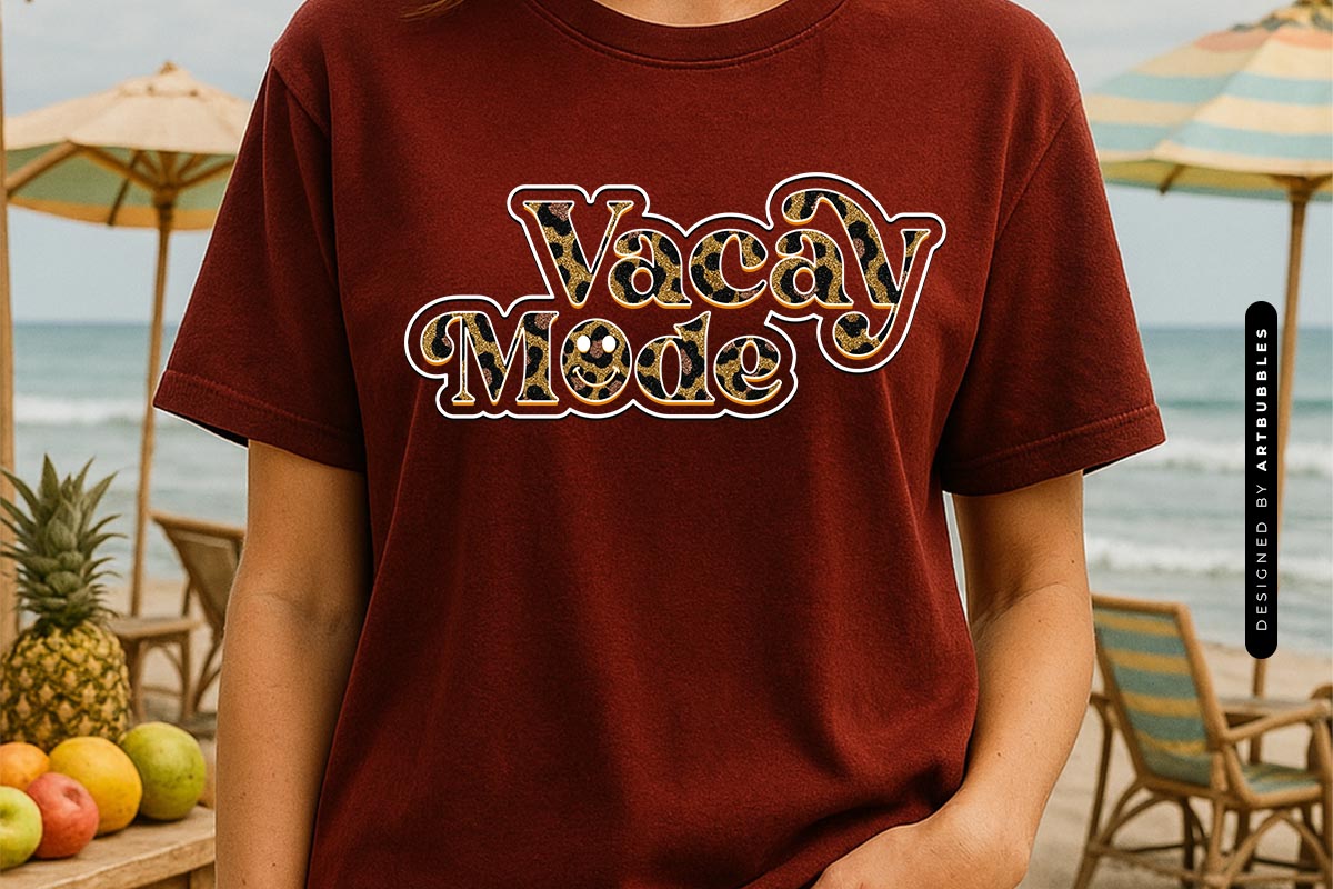 Vacay Mode - Summer Sublimation Transfer Shirt Mockup Image.jpg