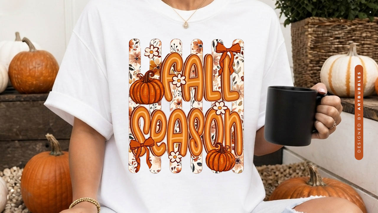 Stripe Preppy Fall Season Sublimation PNG Tshirt Mockup Image.jpg