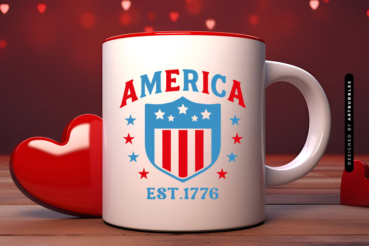 American Est 1776 - Fourth of July SVG Mug Mockup Image.jpg