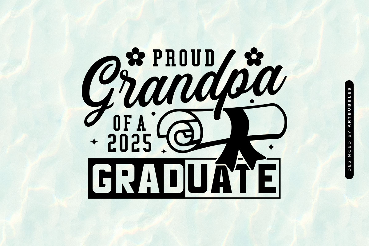 Proud Grandpa of a 2025 Graduate SVG File Image.jpg
