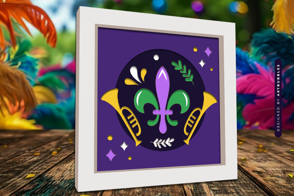 Paper Cut Mardi Gras Shadow Box SVG Image 3.jpg