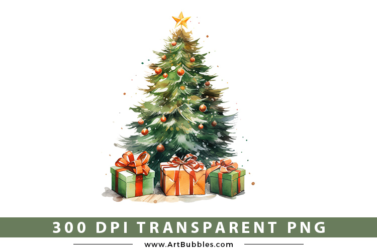 Christmas Tree Watercolor Sublimation 2 Preview   01.jpg