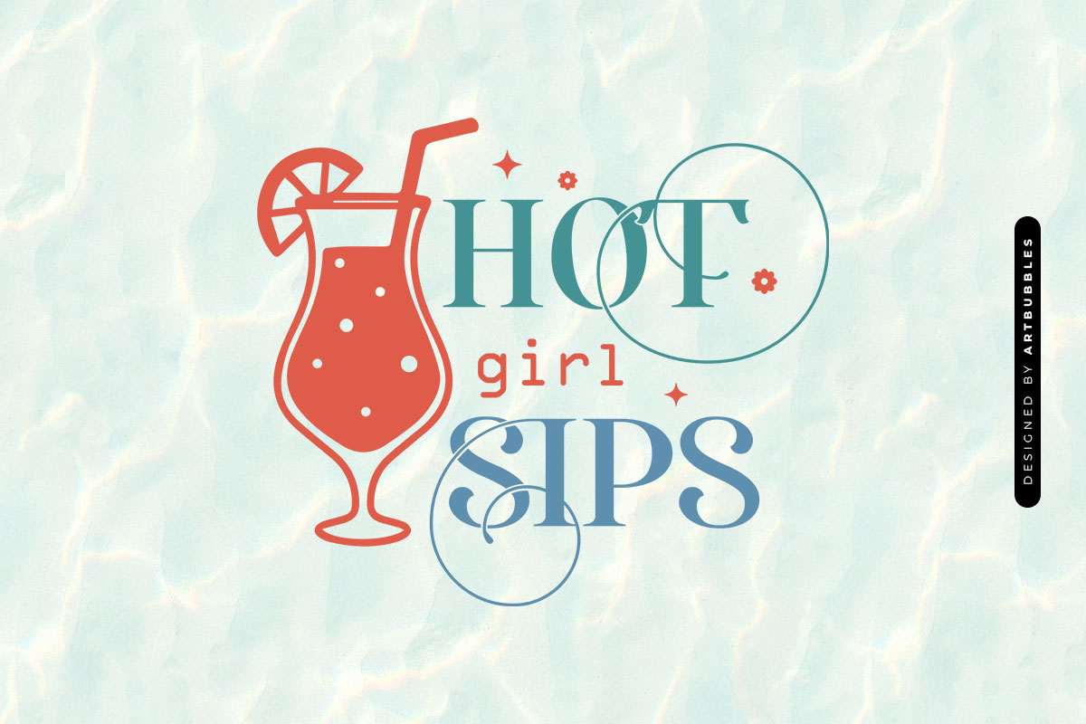 Hot Girl Sips - Summer Design SVG Image.jpg