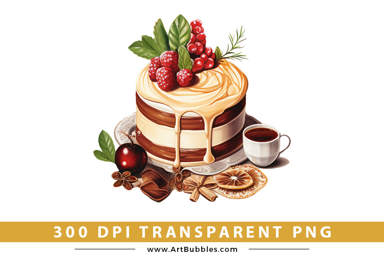 Christmas Dessert PNG Sublimation