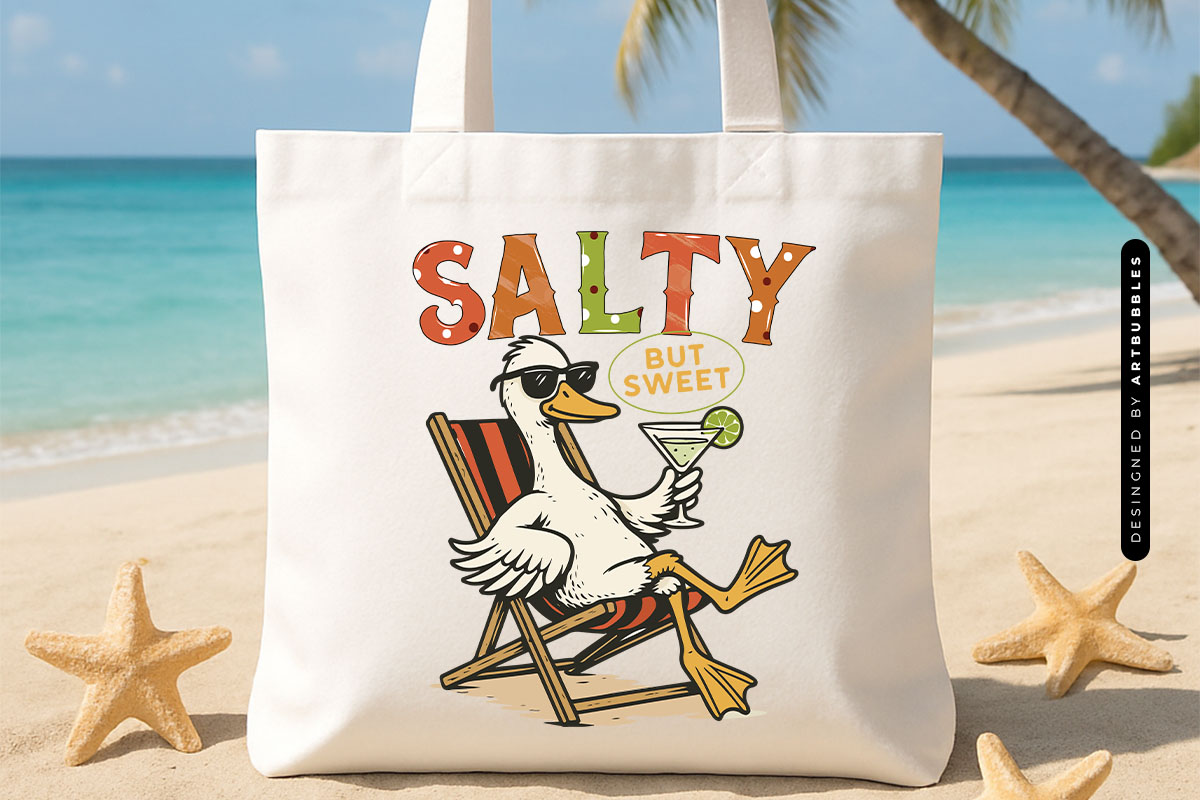 Salty but Sweet - Summer PNG Sublimation Tote Bag Mockup Image.jpg