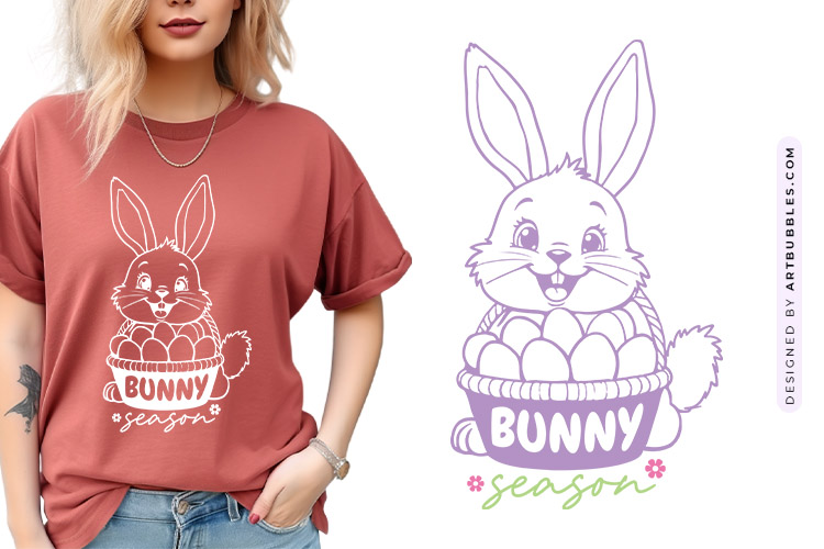 Bunny Season - Easter SVG Cut File