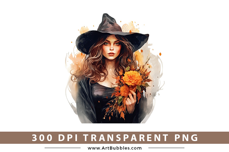 Beautiful Witch Watercolor 3 Preview   01.jpg