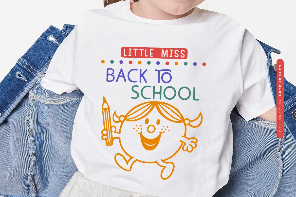 Little Miss Back to School SVG