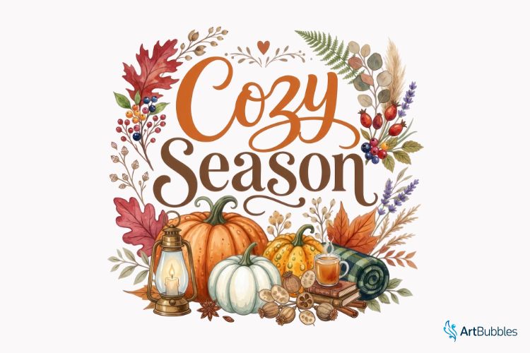 Cozy Season Fall Sublimation Transfer