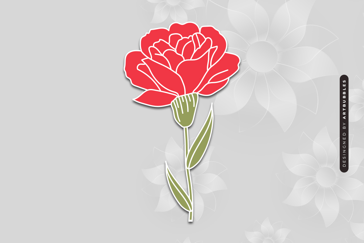 Carnation Wild Flower Laser Cut SVG Image 2.jpg
