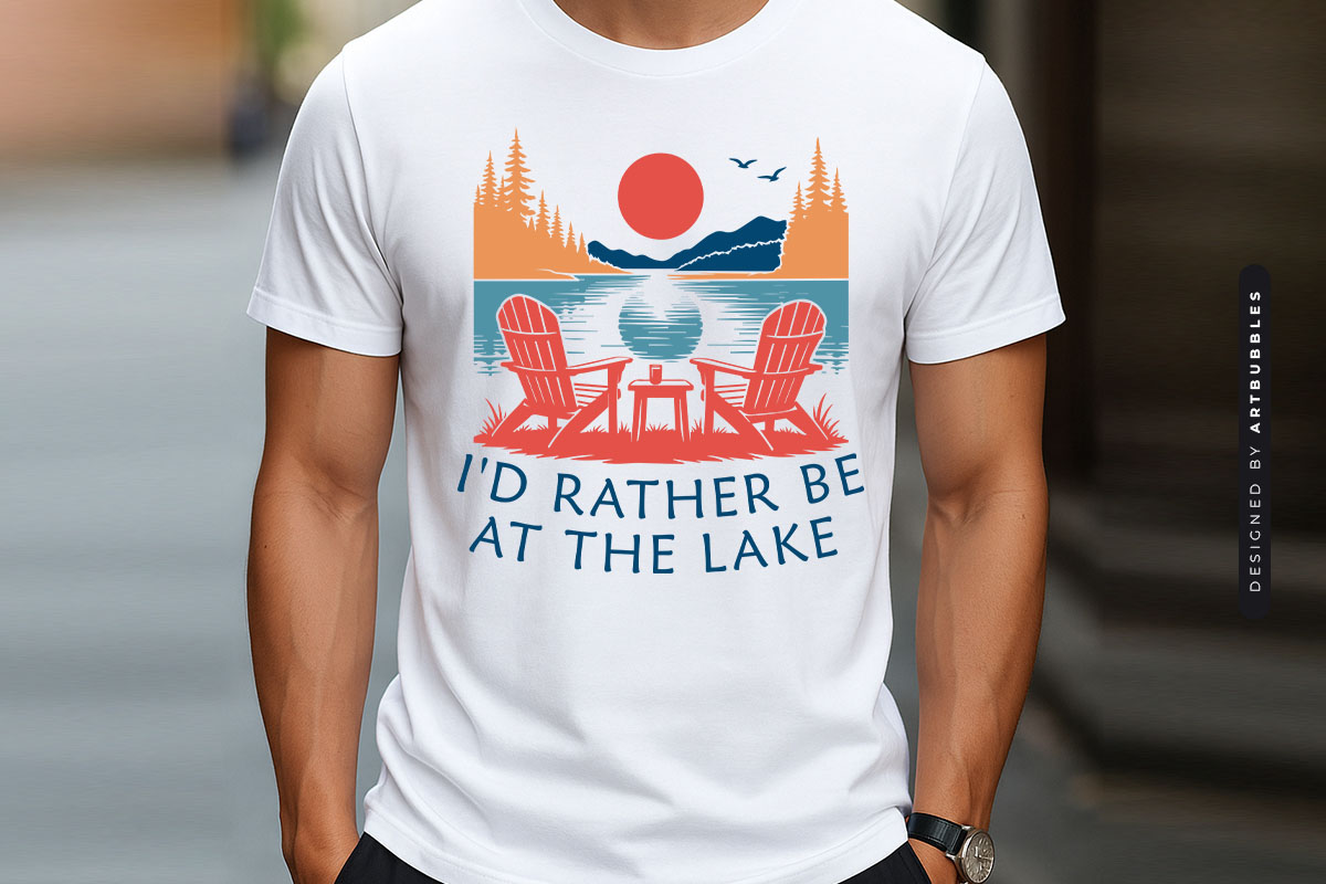 I'd Rather Be at the Lake SVG Design T-shirt Mockup Image.jpg
