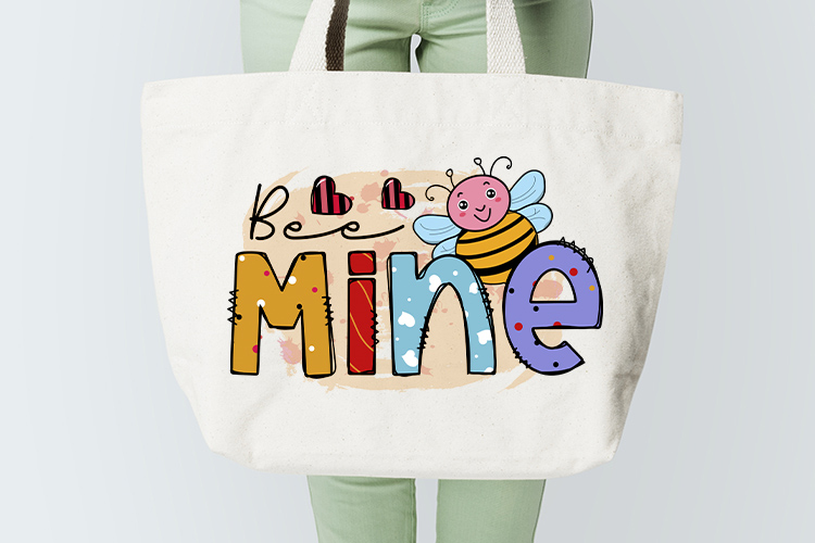 Bee Mine - Valentines Sublimation Designs Preview 03.jpg