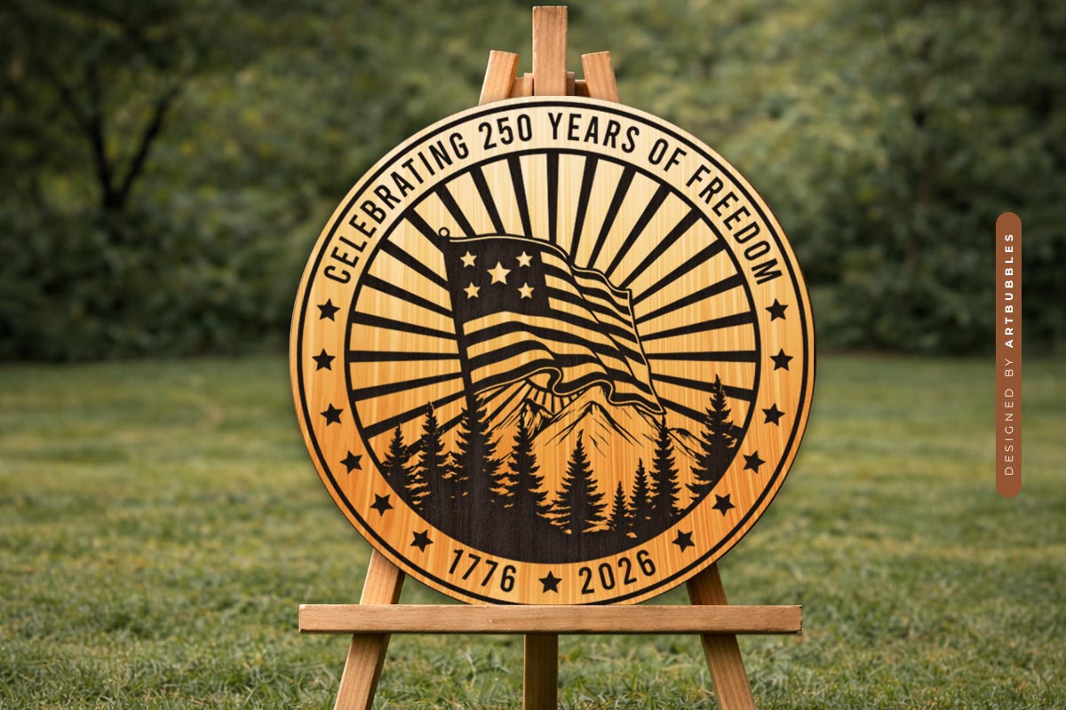 Usa 250th Anniversary Laser Cut File SVG Image 2.jpg