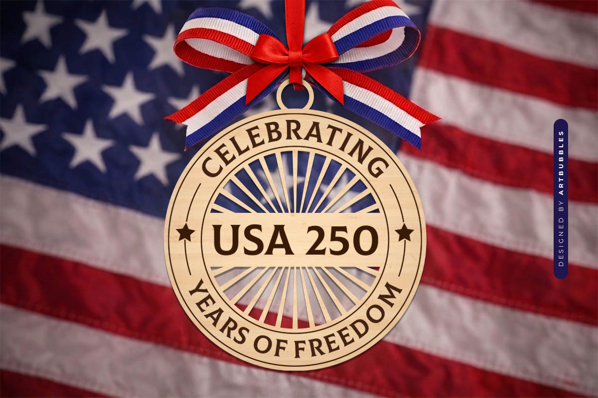 USA 250 Years of Freedom Sign SVG File Image.jpg