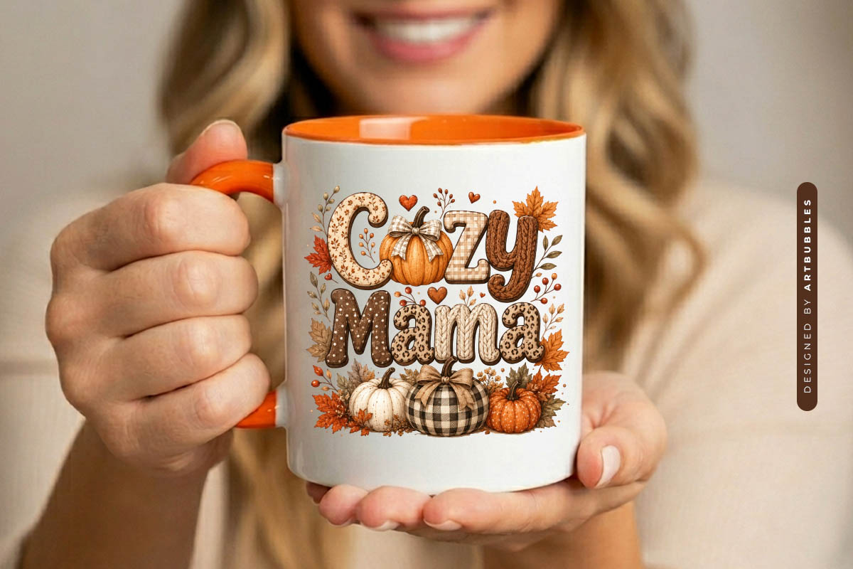 Cozy Mama - Fall PNG Sublimation Transfer Mug Mockup Iamge.jpg