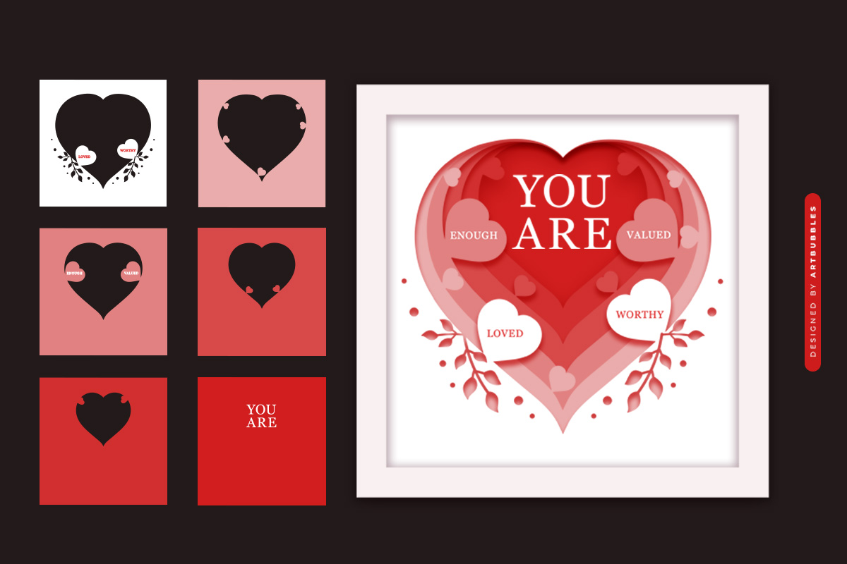 Valentine's Day 3D Heart Shadow Box SVG Image 2.jpg