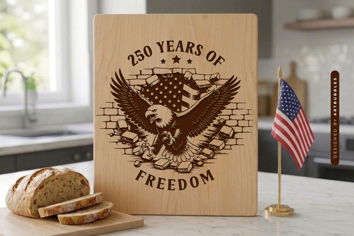 USA 250th Anniversary Cutting Board SVG Bundle Image 7.jpg