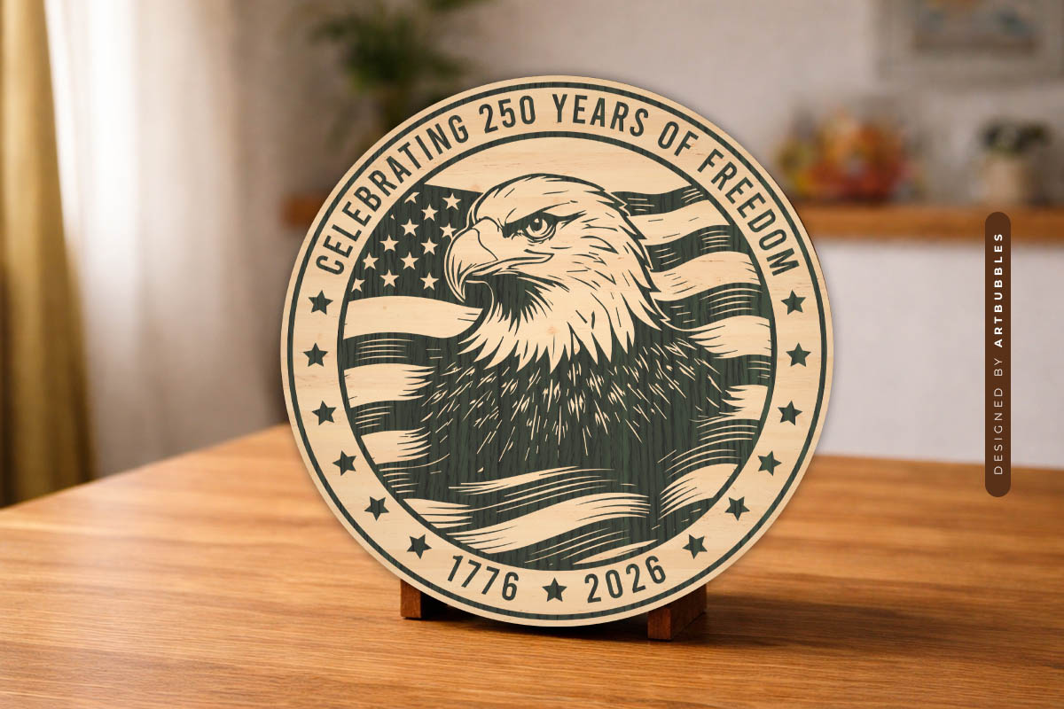 250 Years of Freedom Eagle SVG Vector Image 3.jpg