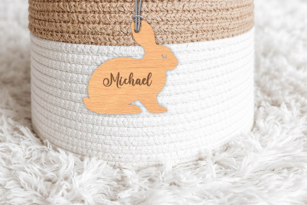 Laser Cut Bunny Easter Basket Tag SVG Image 2.jpg