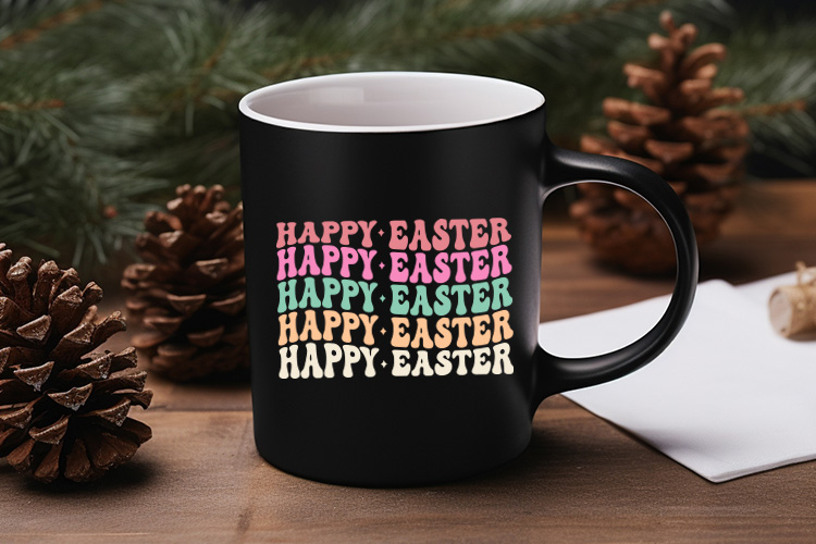 Happy Easter SVG, Retro Shirt, Free Preview 05.jpg