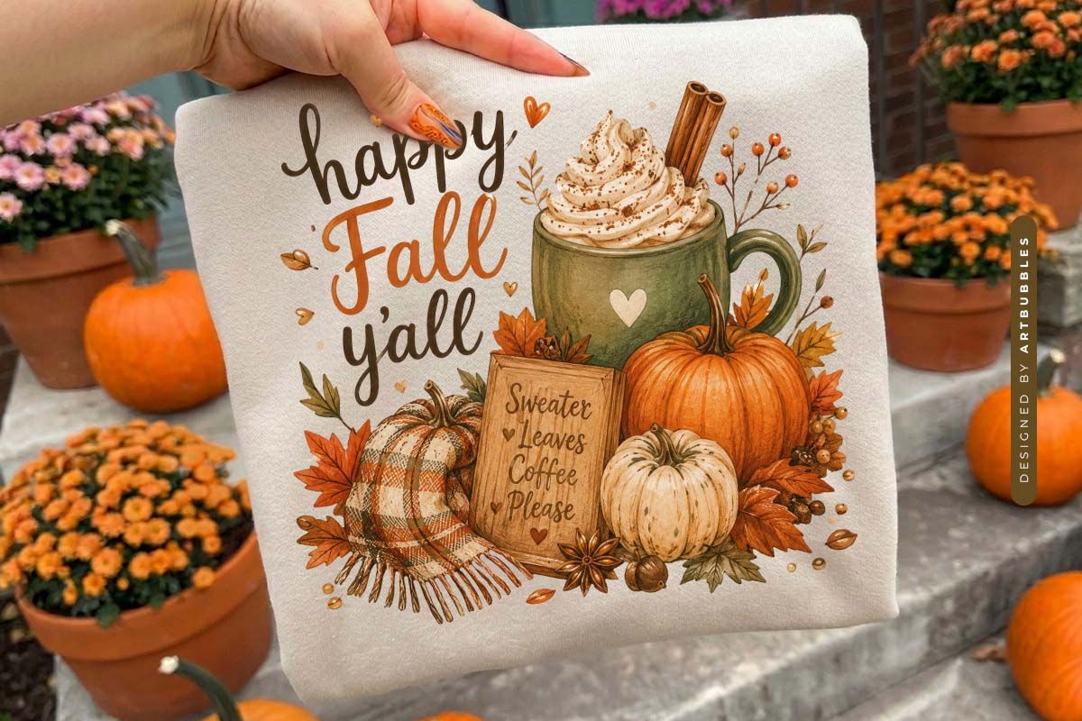 Happy Fall Y'all Sublimation PNG Image Tote Mockup Image.jpg