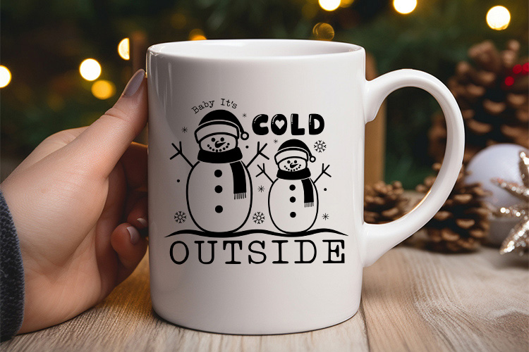 Baby It's Cold Outside - Winter SVG Graphic Mug Mockup Image.jpg