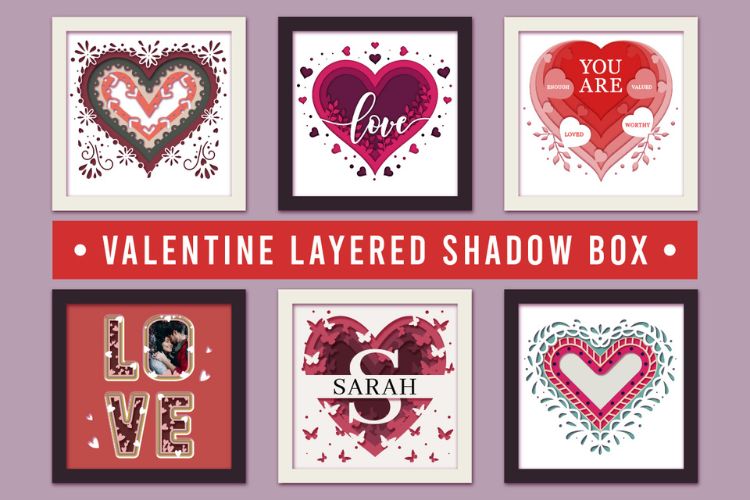 3D Valentine's Day Shadow Box SVG Bundle Image.jpg