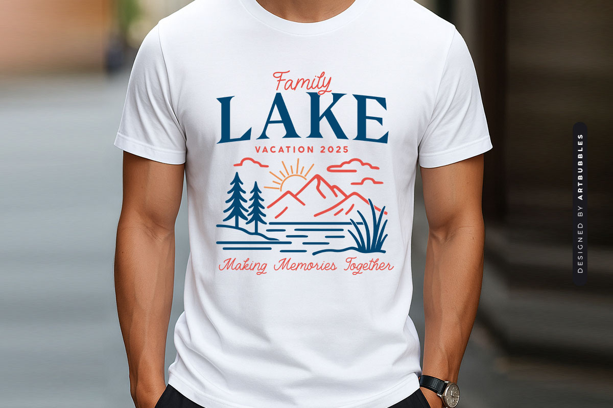 Family Lake Vacation 2025 Cut File T-shirt Mockup Image.jpg