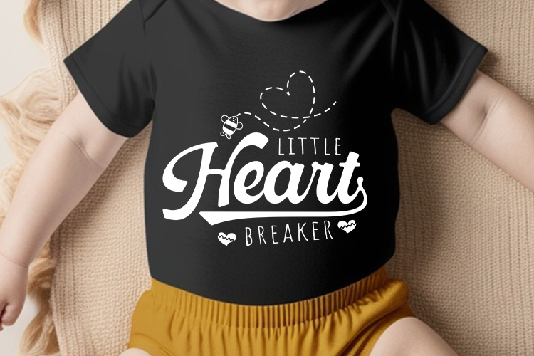 Little Heart Breaker - Cute Baby SVG Cut File Shirt Mockup Image.jpg