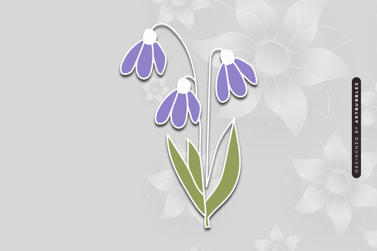 Snowdrop Flower SVG - Laser Cut File image 2.jpg
