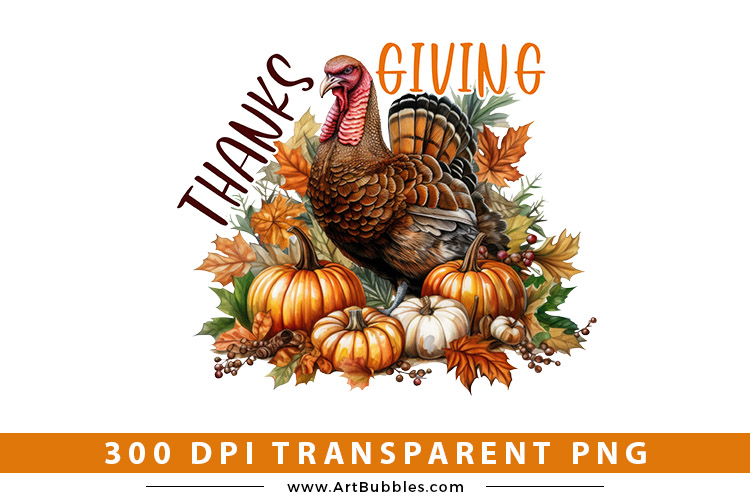 Thanks Giving PNG Sublimation Design