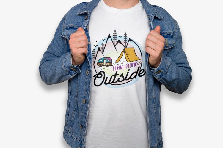 I Love Peeing Outside - Camping Adventure PNG Tshirt Mockup Image.jpg