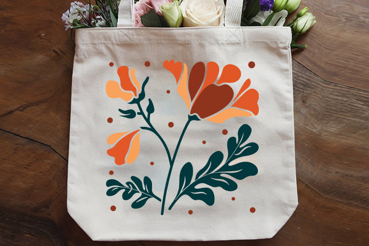 Abstract Botanical Flower SVG Vector Tote bag Mockup Image.jpg