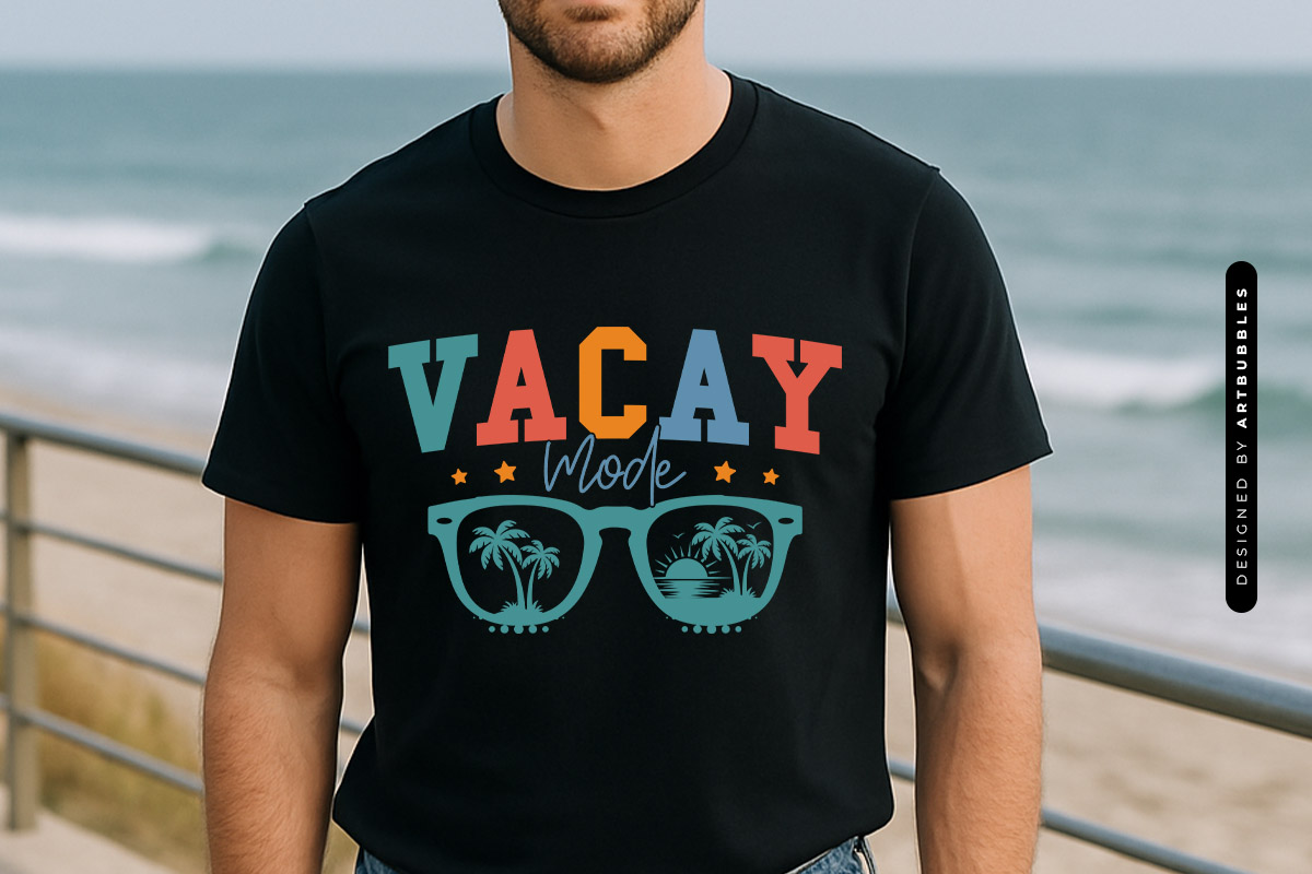 Vacay Mode - Summer SVG File Tshirt Mockup Image.jpg