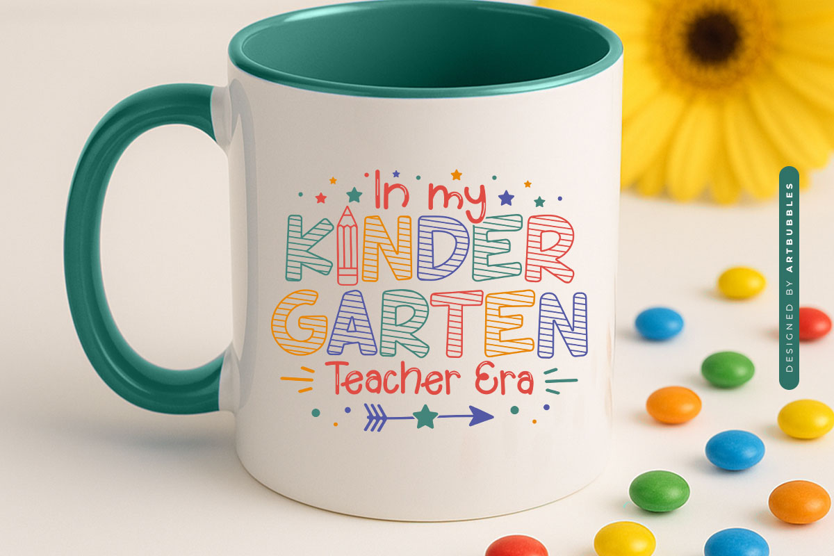 In My Kindergarten Teacher Era SVG Mug Mockup Image.jpg