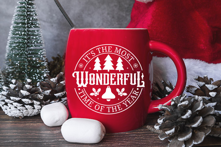 Wonderful Time of the Year - Free Christmas SVG Mug Mockup Image.jpg
