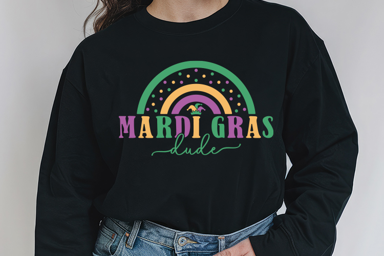 Mardi Gras Dude SVG Vector