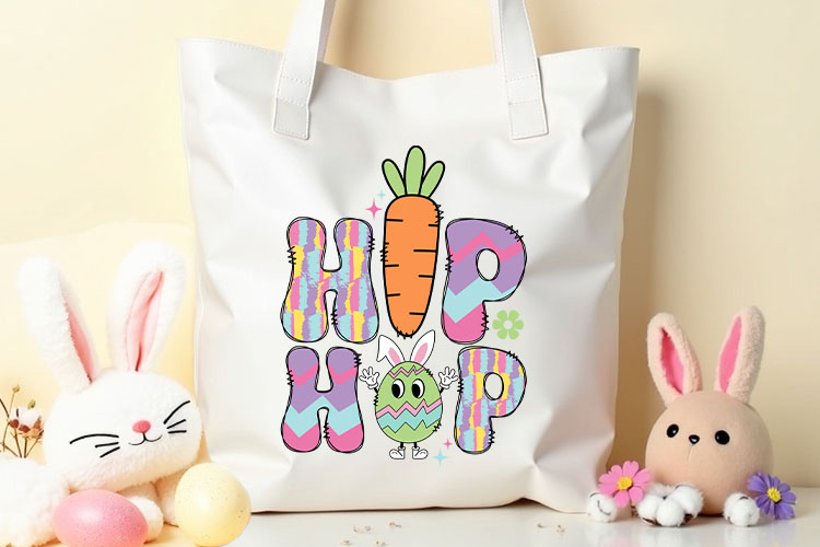 Hip Hop - Easter Sublimation PNG Tote Bag Mockup Image.jpg