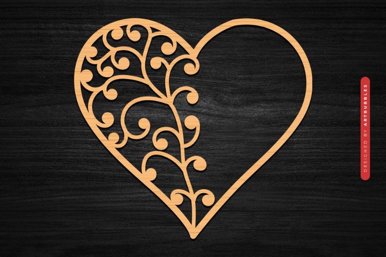 Laser Cut Swirl Heart Valentine SVG File Image.jpg