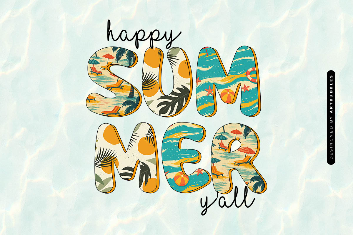 Happy Summer Y'all Sublimation Design Image.jpg