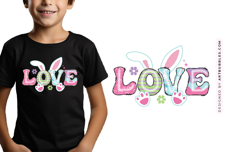 Love Easter Sublimation Ready to Press