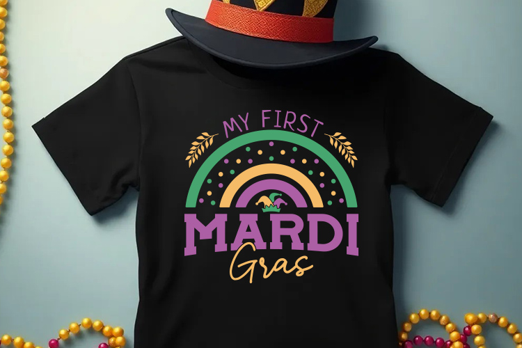 My First Mardi Gras SVG Design