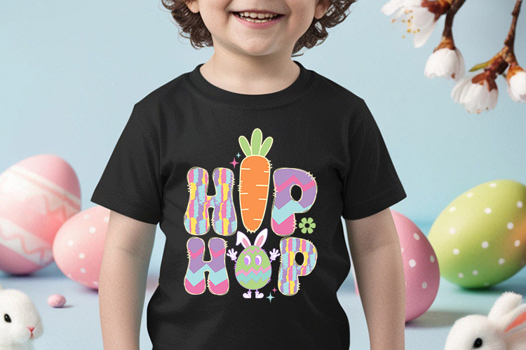 Hip Hop - Easter Sublimation PNG Tshirt Mockup Image.jpg