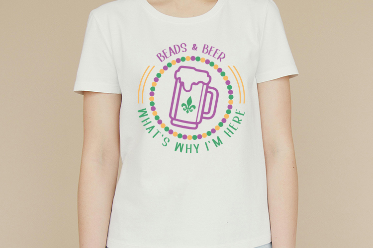 Beads & Beer That's Why I'm Here - Mardi Gras SVG Shirt Mockup Image.jpg